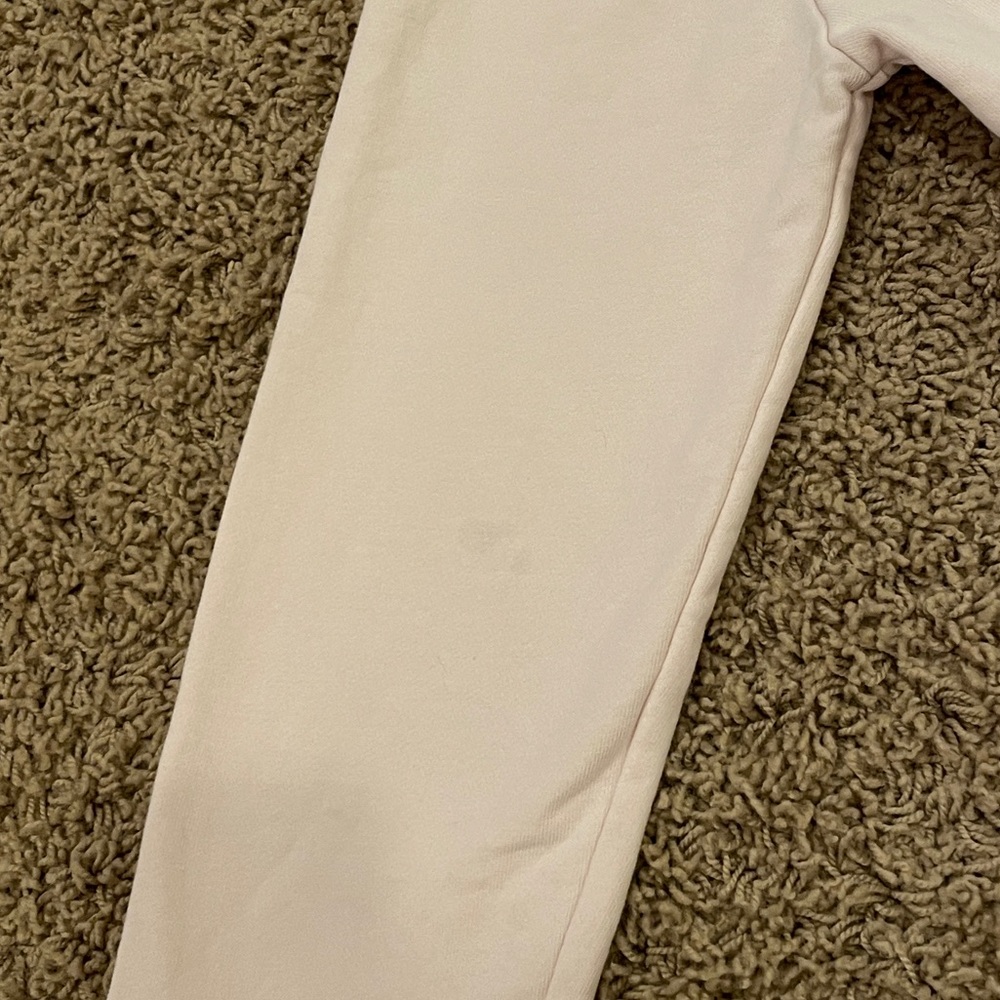 John Galt/Brandy Melville Light/Pastel Pink Crystal Cropped Zip-Up Hoodie - Picture 6 of 6